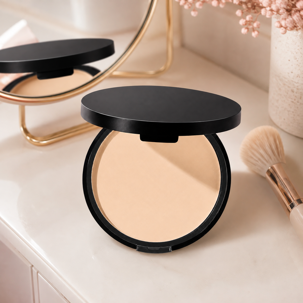 🖤 Beauty Essential | Silky Pressed Powder | Everyday Makeup Companion | Smooth Matte Finish