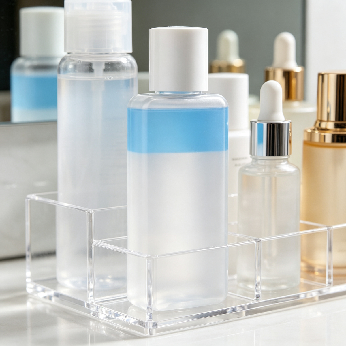 💙 Makeup Remover | Dual-Phase Liquid Formula | Daily Cleansing | Beauty Lovers | Fresh Clean Finish