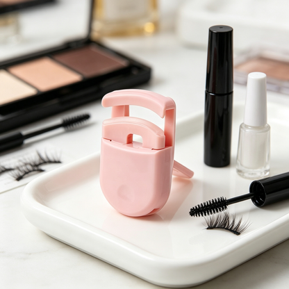 🎀 Eyelash Curler | Smooth Plastic Design | Daily Makeup | Beauty Lovers | Effortless Lifted Lashes