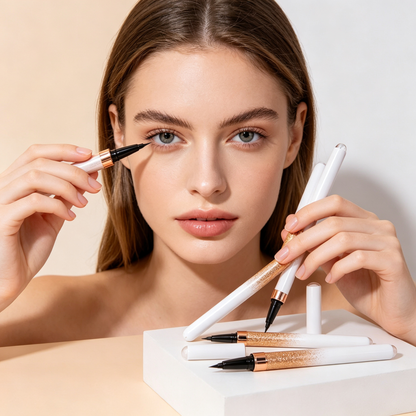 🖤 Precision Eyeliner | Fine-Tip Liquid Formula | Daily Beauty | Makeup Lovers | Golden Glam