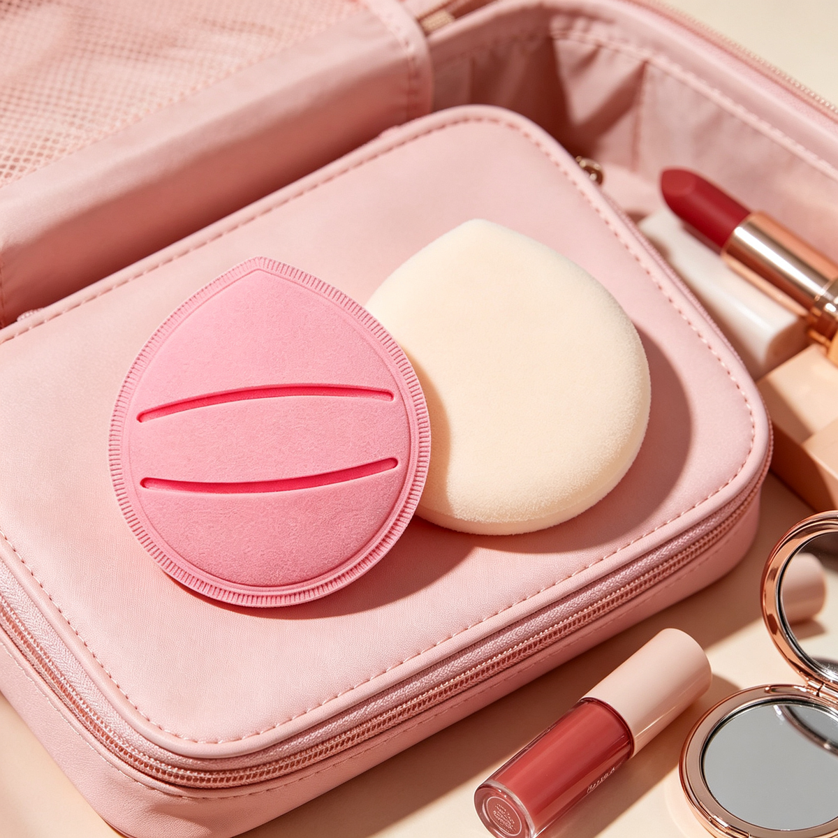 🎀 Makeup Sponge | Soft Foam Texture | Flawless Blending | Beauty Lovers | Seamless Airbrushed Finish