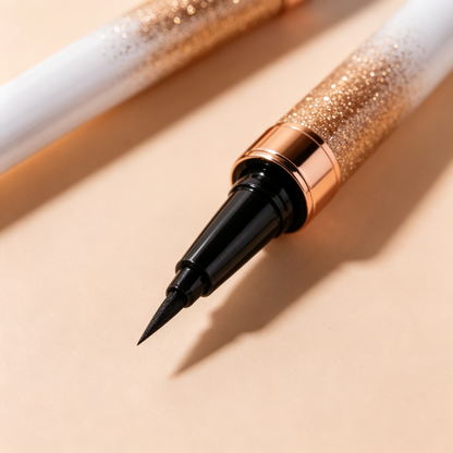 🖤 Precision Eyeliner | Fine-Tip Liquid Formula | Daily Beauty | Makeup Lovers | Golden Glam