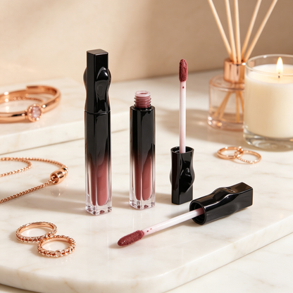 💋 Liquid Lipstick | Velvety Color Formula | Everyday Glam | Beauty Lovers | Rich Mauve Finish