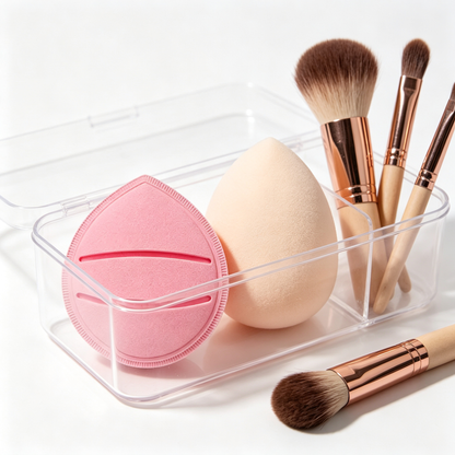 🎀 Makeup Sponge | Soft Foam Texture | Flawless Blending | Beauty Lovers | Seamless Airbrushed Finish