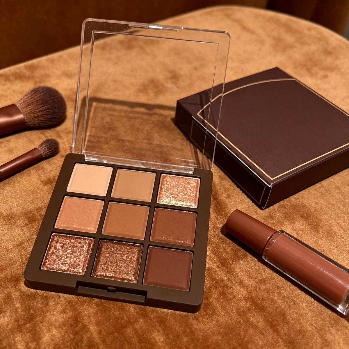 🌟 Eyeshadow Palette | Silky Pressed Powder | Daily Glam | Makeup Lovers | Warm Shimmer