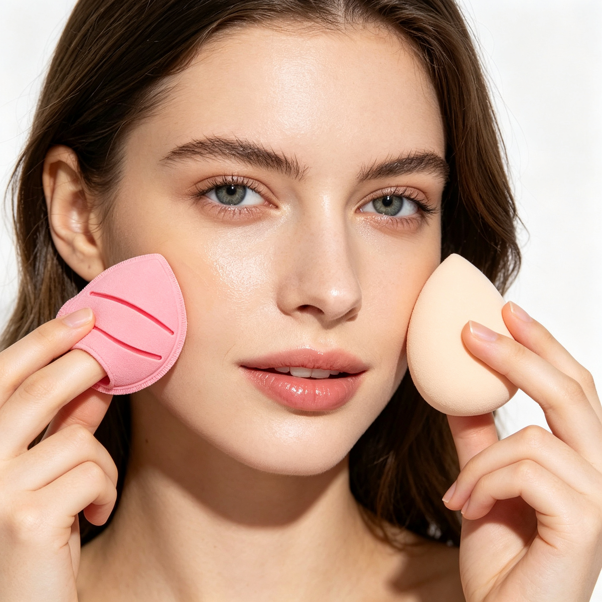 🎀 Makeup Sponge | Soft Foam Texture | Flawless Blending | Beauty Lovers | Seamless Airbrushed Finish