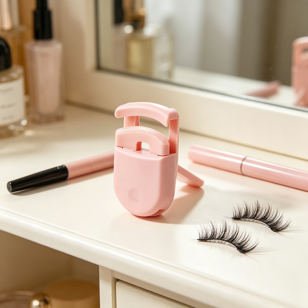 🎀 Eyelash Curler | Smooth Plastic Design | Daily Makeup | Beauty Lovers | Effortless Lifted Lashes