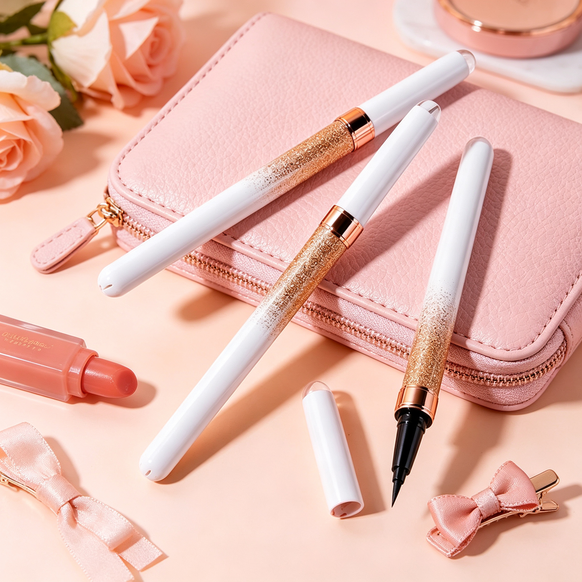 🖤 Precision Eyeliner | Fine-Tip Liquid Formula | Daily Beauty | Makeup Lovers | Golden Glam