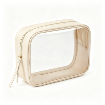 🤍 Beauty Organizer | Clear Cosmetic Bag | Chic Travel Essential