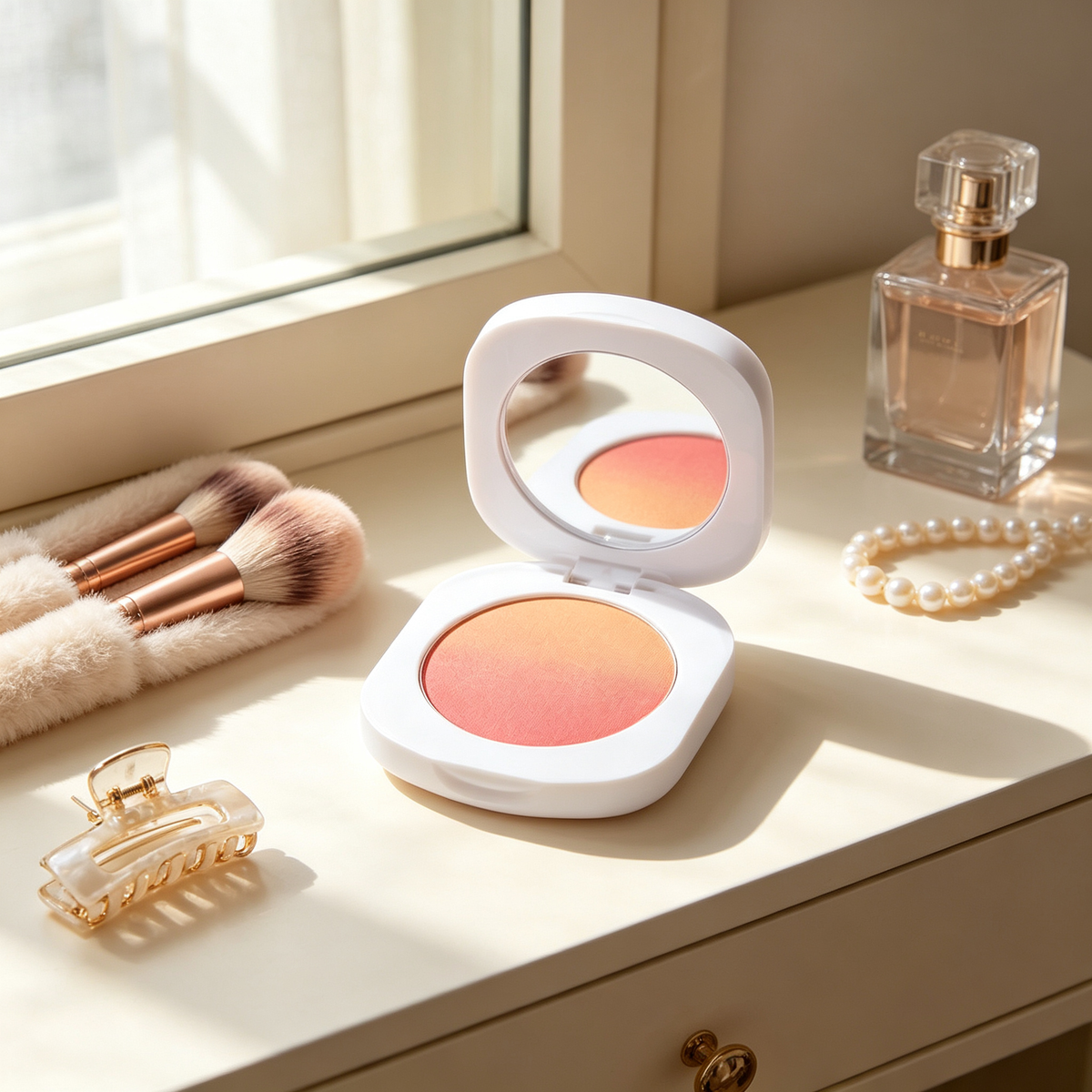 🧡 Glow Essential | Gradient Powder Blush | Everyday Makeup | Soft Sun-Kissed Flush