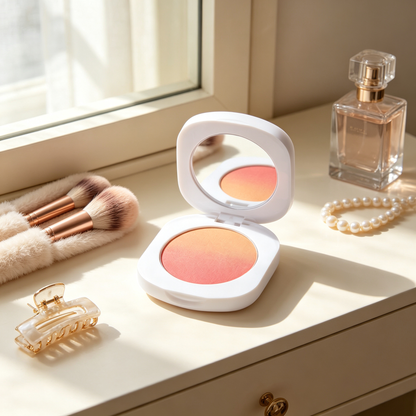 🧡 Glow Essential | Gradient Powder Blush | Everyday Makeup | Soft Sun-Kissed Flush