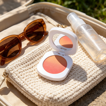 🧡 Glow Essential | Gradient Powder Blush | Everyday Makeup | Soft Sun-Kissed Flush