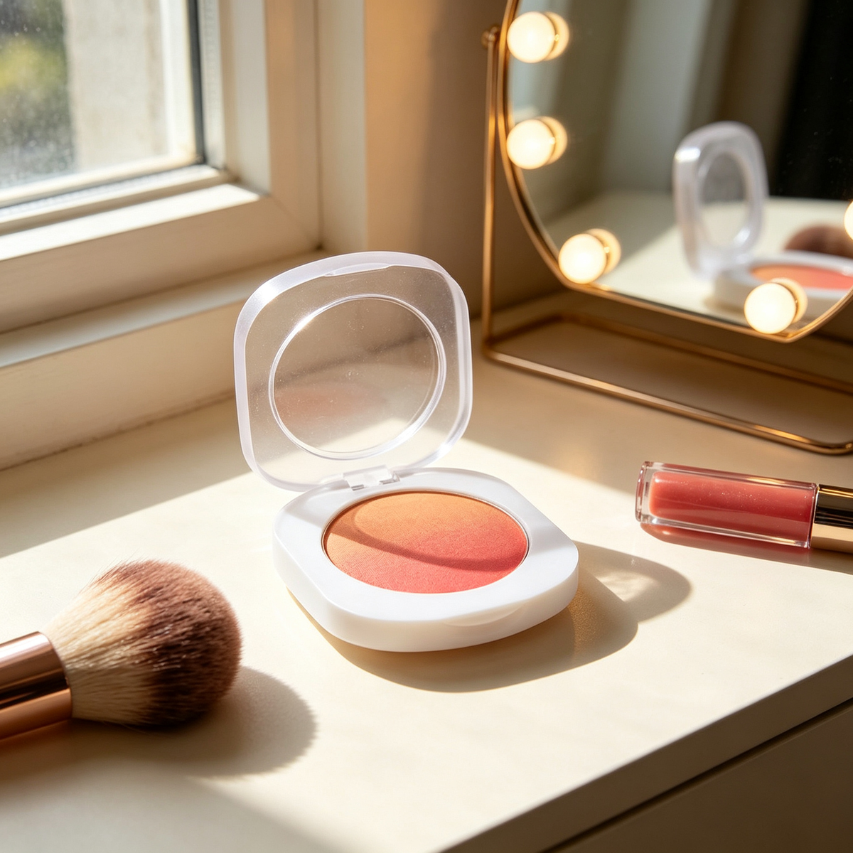 🧡 Glow Essential | Gradient Powder Blush | Everyday Makeup | Soft Sun-Kissed Flush